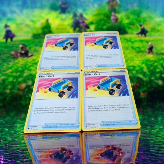 4x Switch Cart 154/189 x4 - Astral Radiance - Pokemon TCG - Playset - NM - M